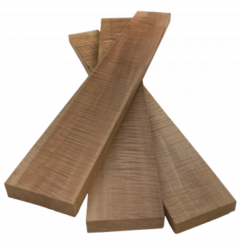 Neck Sycamore / Europ. Maple, flamed AAA "Choco" 720x100x26mm